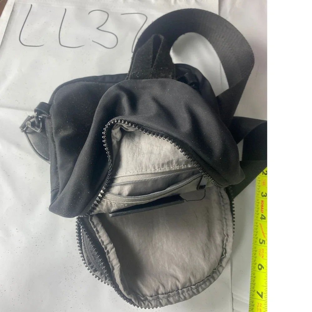Urban Fit By Urban Expressions Black Sling Bag Crossbody Backpack Travel Bag